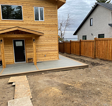 deck frame construction