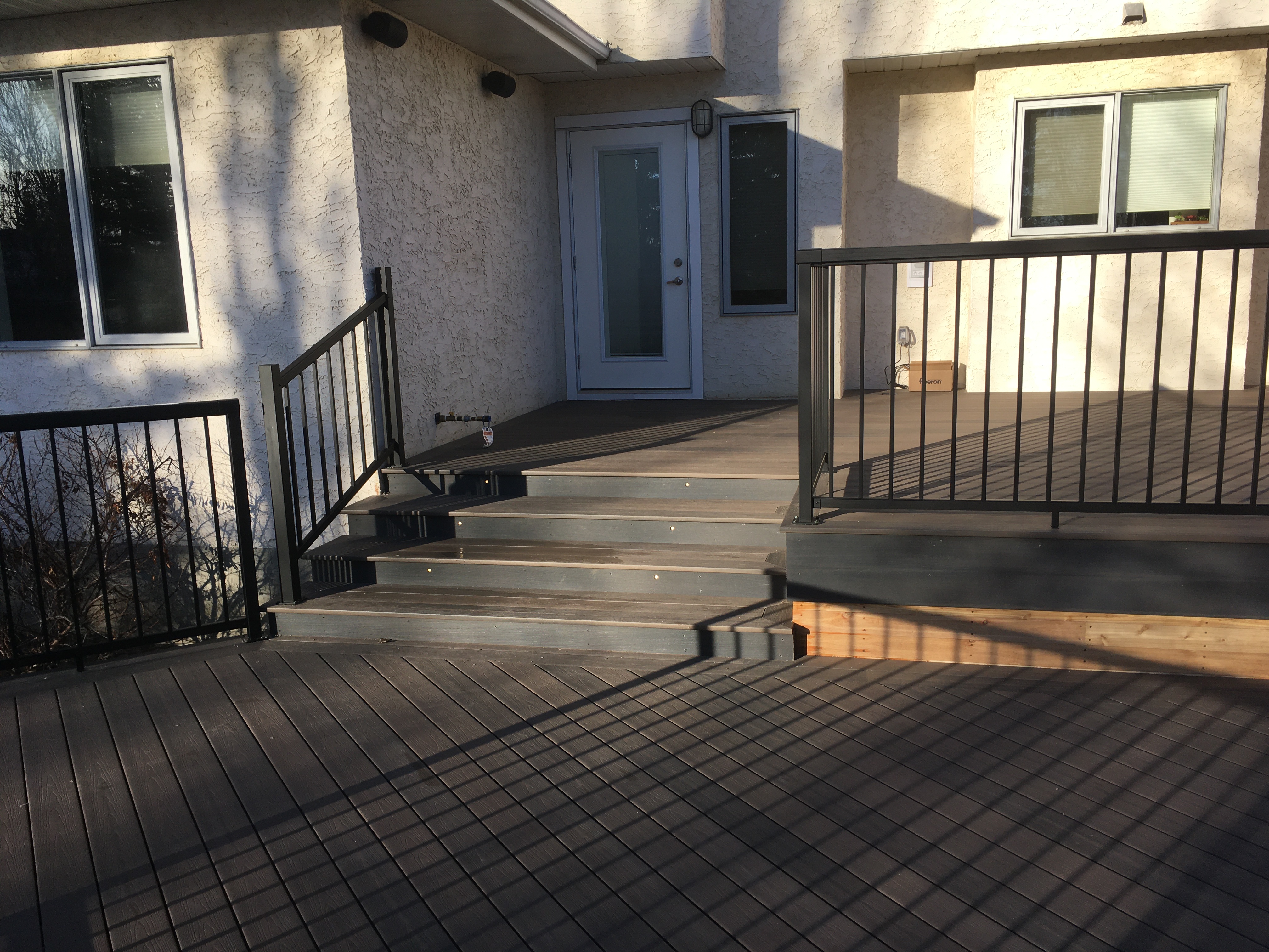 Elevated Outdoor Living: A Stunning Multi-Level Deck Transformation in Stony Plain