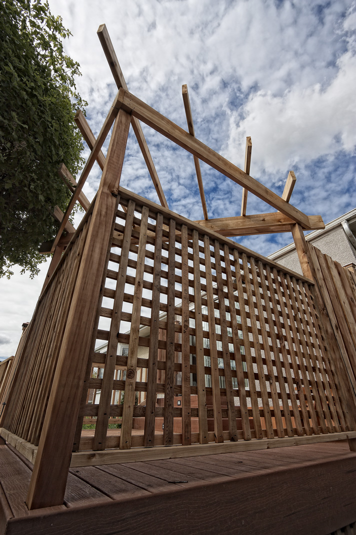 cedar deck build Edmonton 4