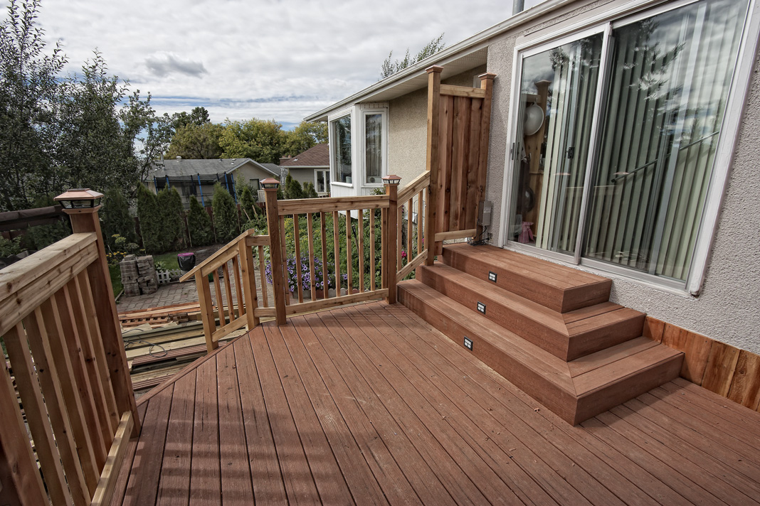 cedar deck build Edmonton 5