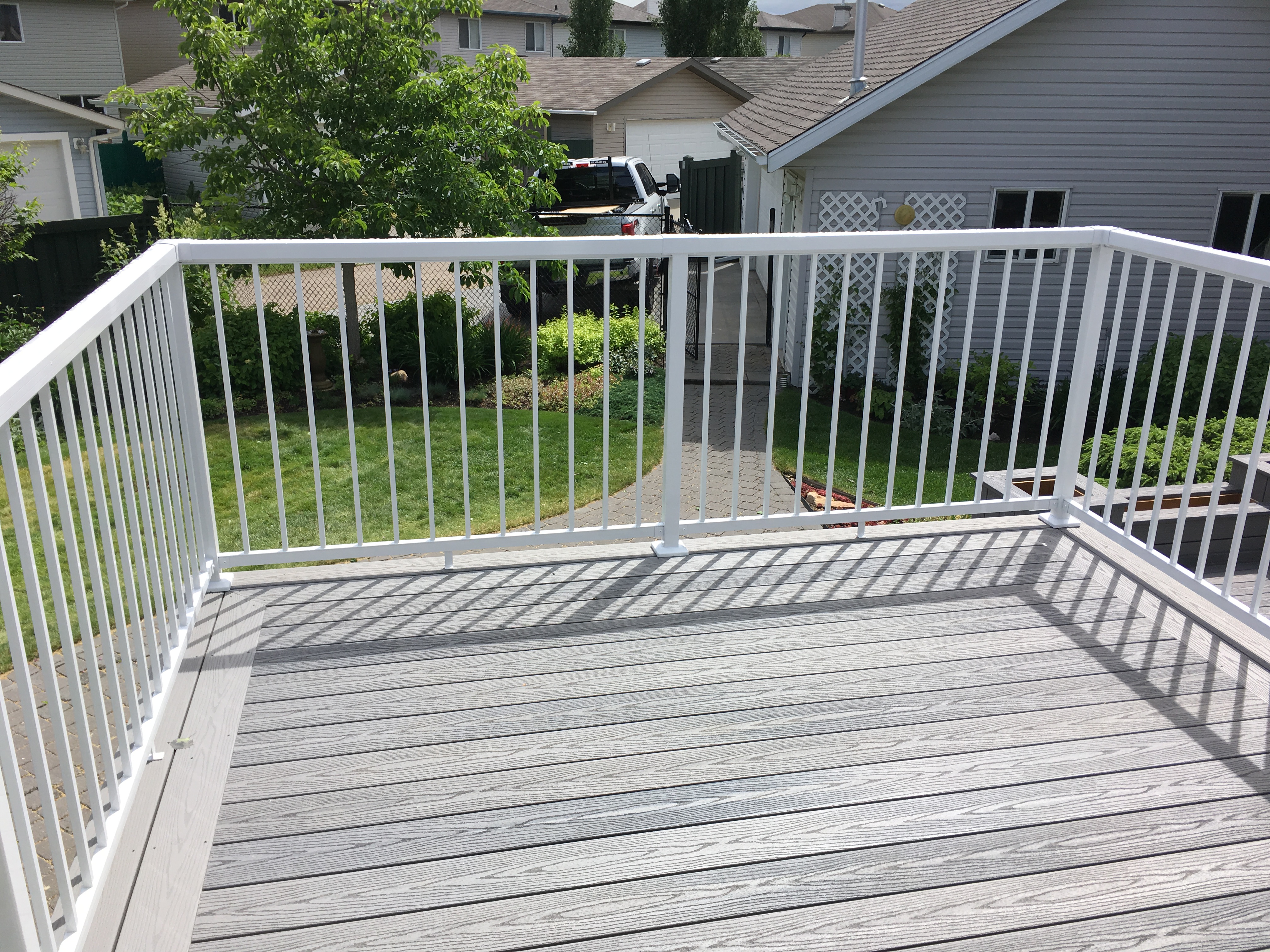 multi-level composite deck private retreat 10