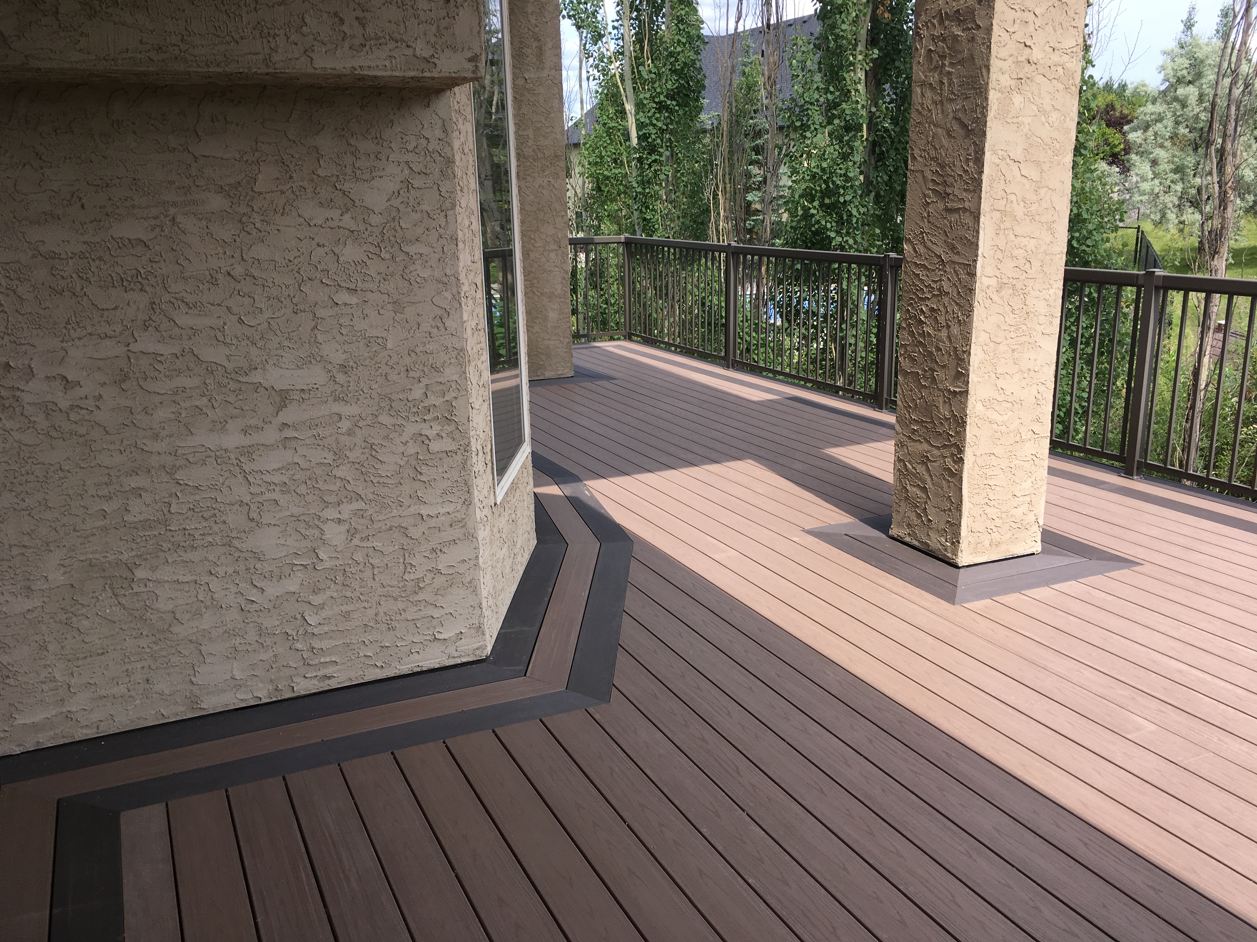 multi-level composite deck private retreat 2