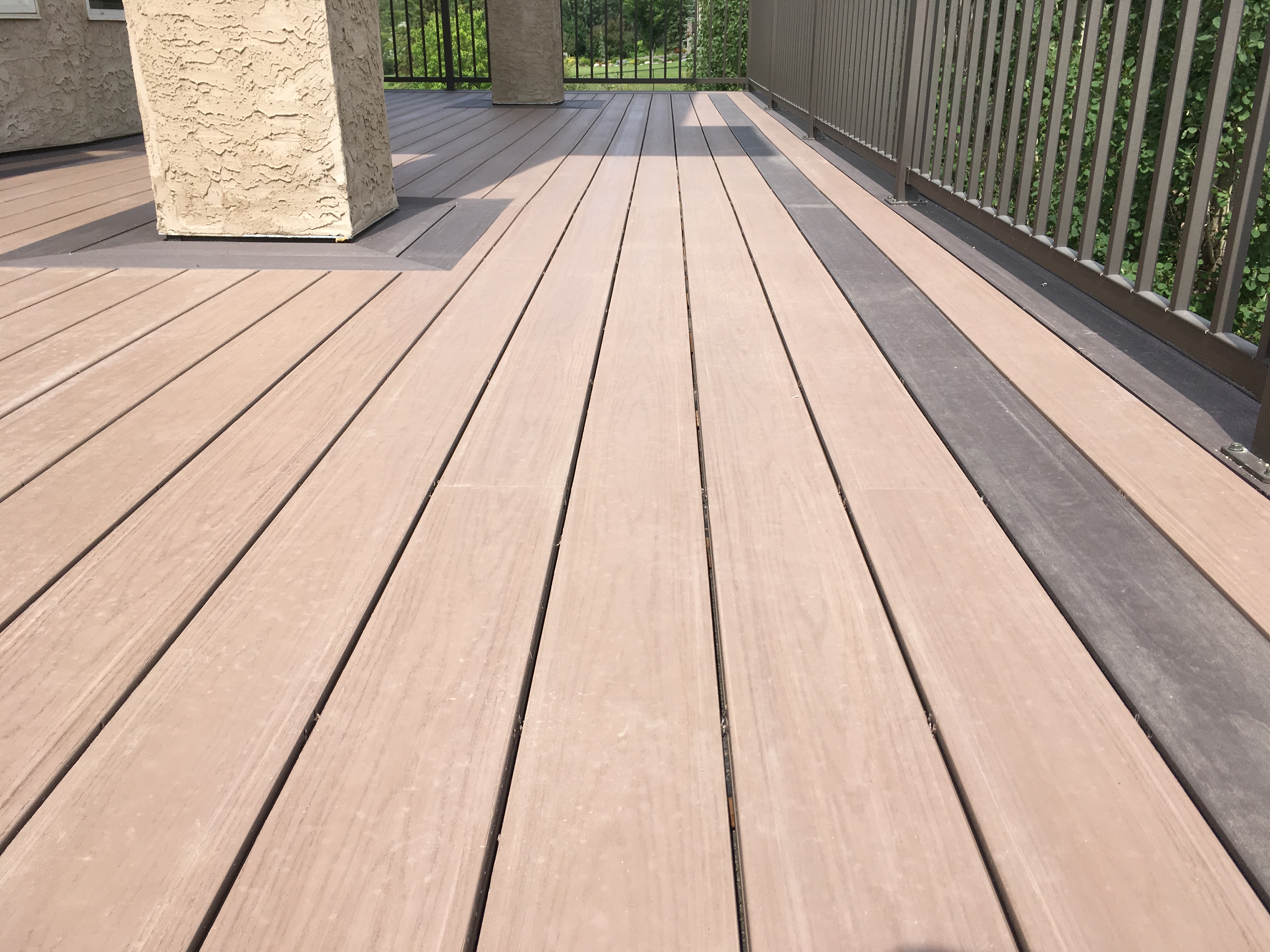 multi-level composite deck private retreat 5