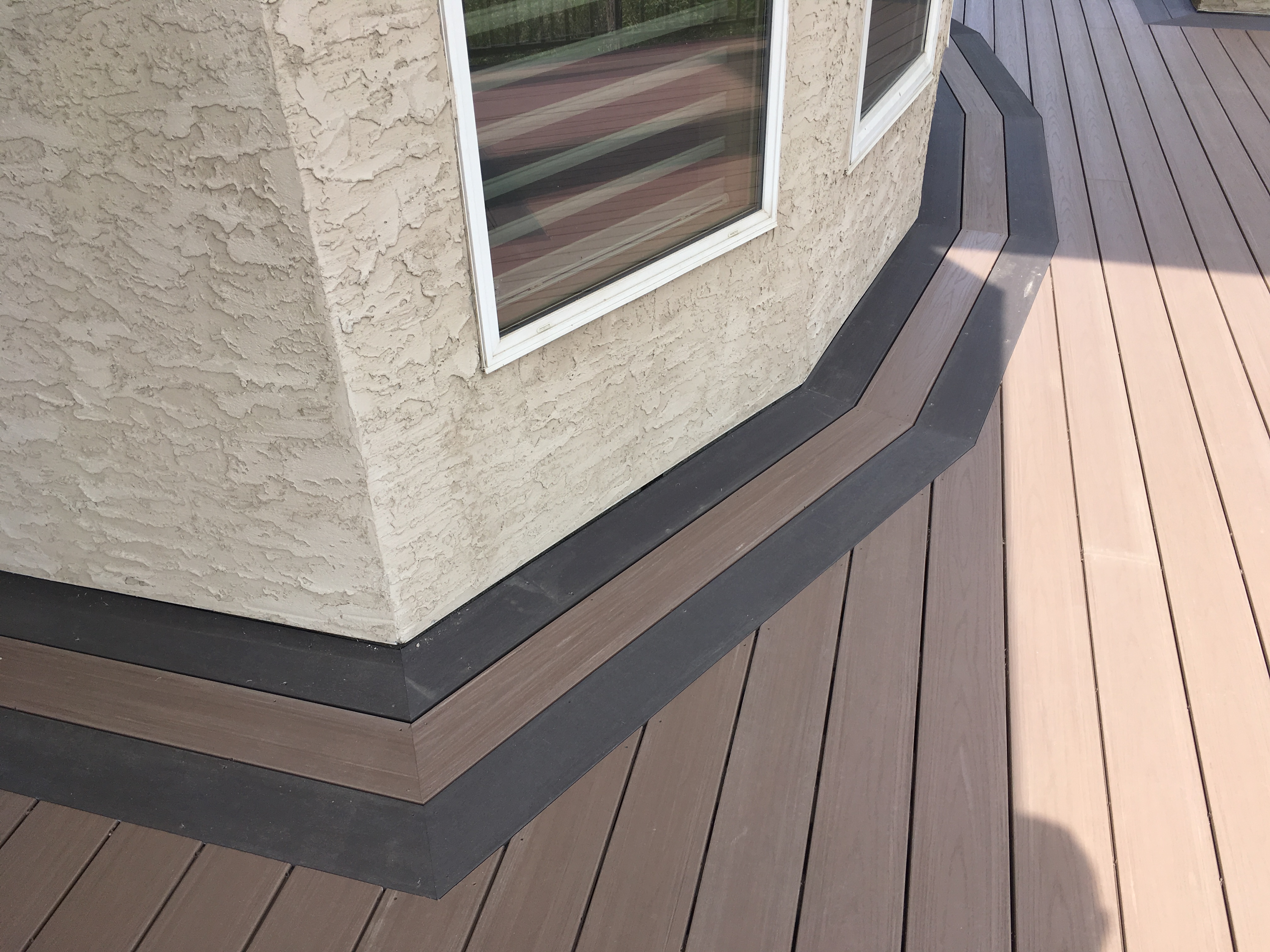 multi-level composite deck private retreat 6