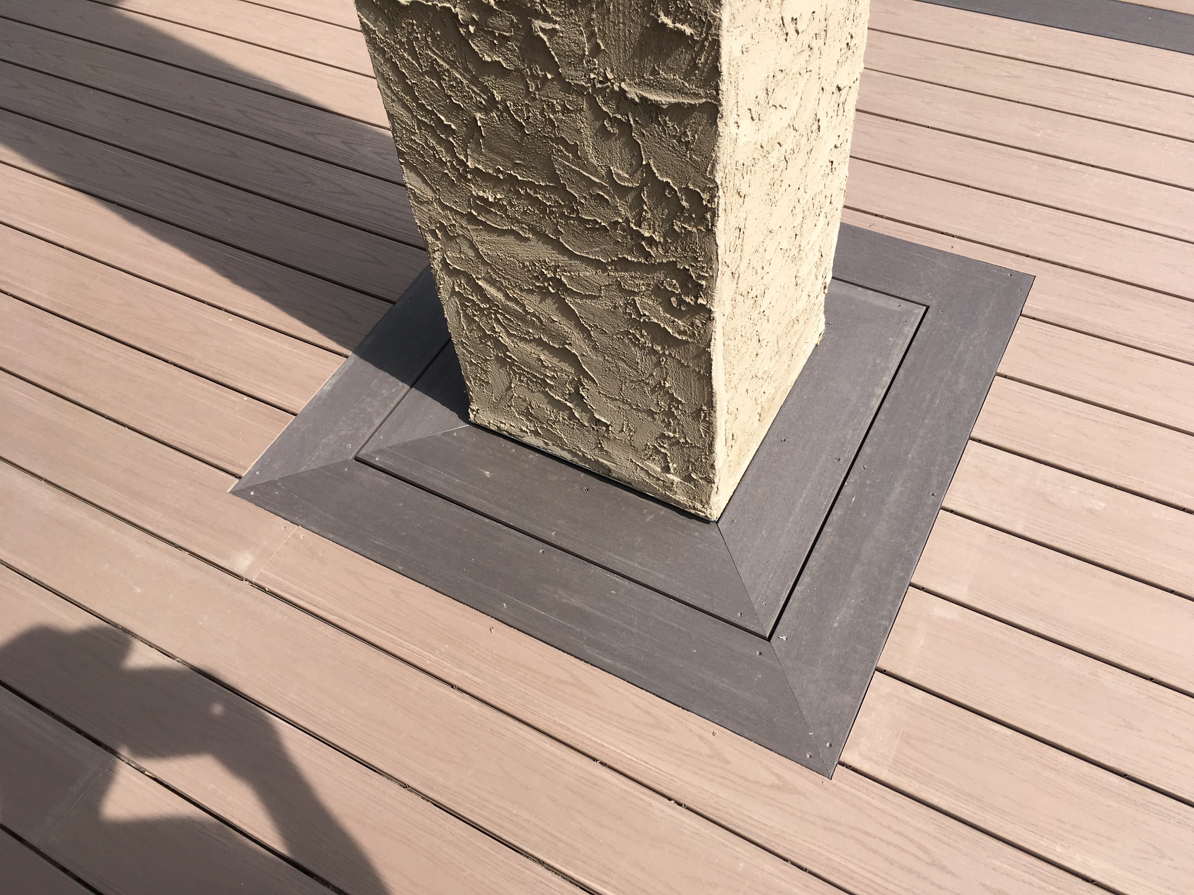 multi-level composite deck private retreat 7